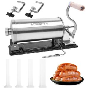 Embutidora De Salchichas Maquina Horizontal De Acero 6 Lb