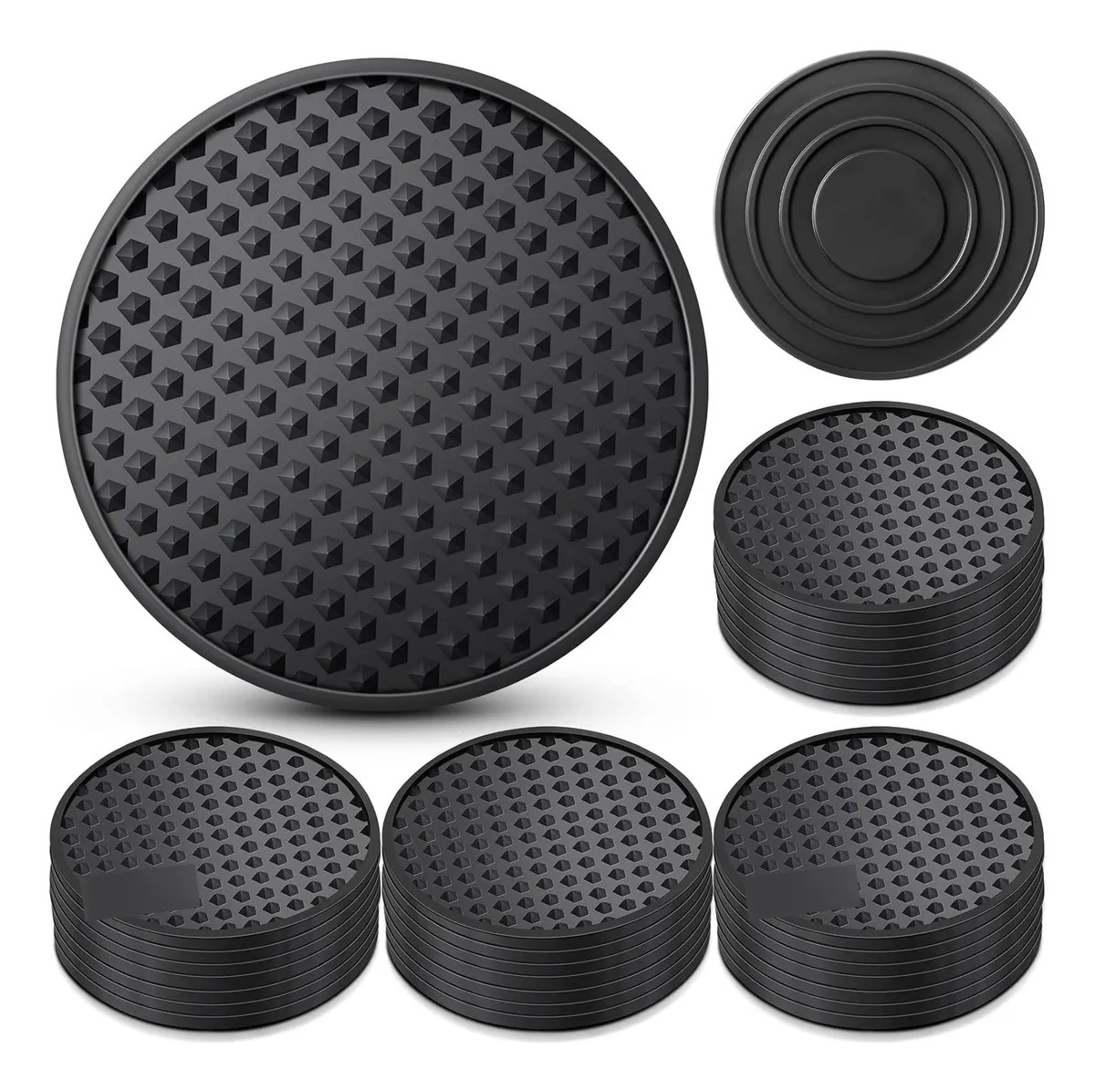 Posavasos De Silicona Redondos Antiquemaduras 12 Piezas