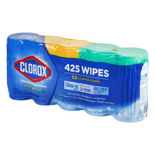 Clorox Toallitas para Limpiar y Desinfectar 5 Unidades / 85 toallas - Imagen 2