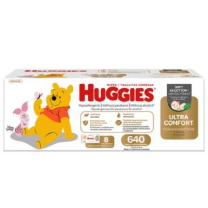 Huggies Toallitas Húmedas Ultra Confort 8 Paquetes / 80 Unidades