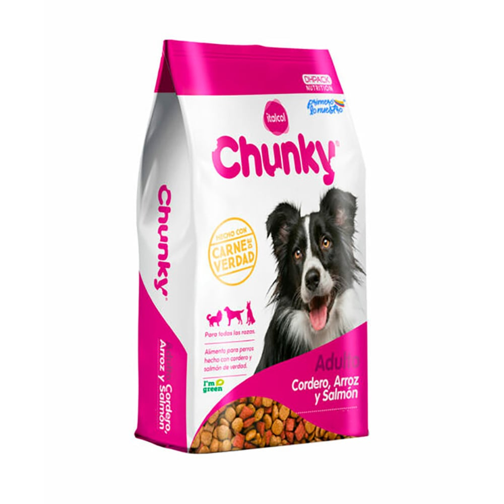 Alimento Chunky Cordero Arroz Y Salmón X 4 Kilos