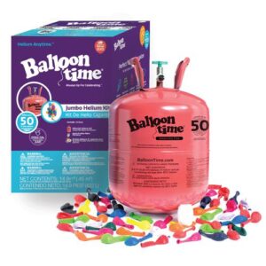 Tanque De Gas Helio Balloon Time Inflador 50 Globos Bombas