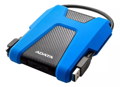 Disco Duro Adata Externo Hd680 Antigolpes Aguapolvo 1tb Azul - Imagen 2