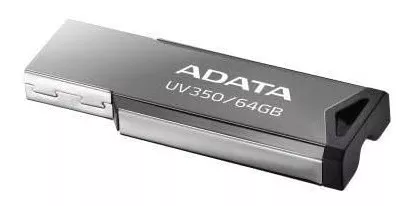 Memoria Usb Adata Metalica 64 Gbauv350-64g-rbk Uv350 Usb 3.2 - Imagen 2