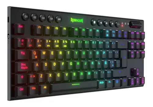 Teclado Gamer Redragon K622 Rgb Horus Usb Switch Rojo Español - Imagen 2