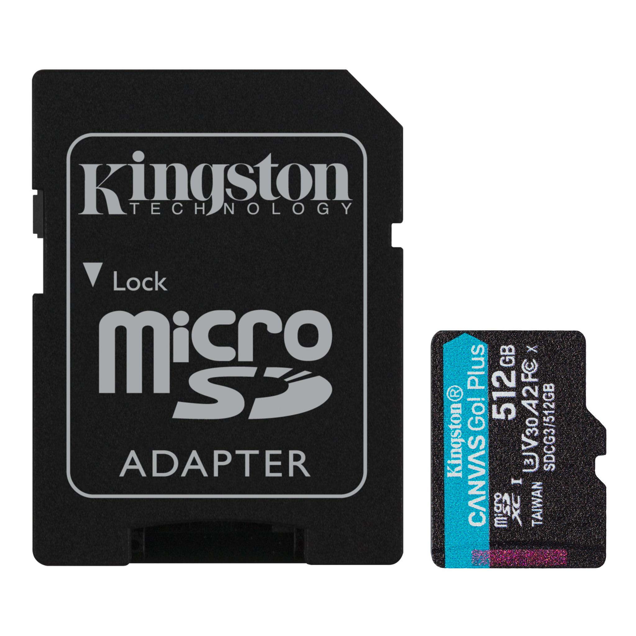 Memoria Micro Sd 512 gb Kingston Canvas Sdcg3 170mb/s Negro