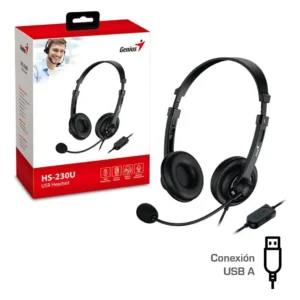 Diadema Genius Hs-230u Usb Control Volumen Call Center