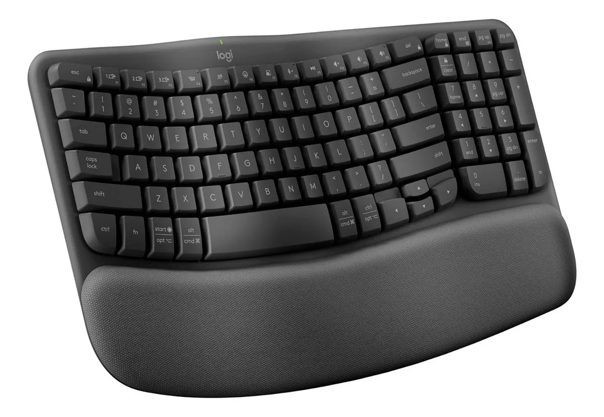 Teclado Bluetooth Logitech Logitech Wave Keys Español Negro