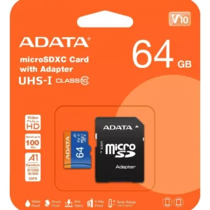 Memoria Micro Sd Adata 64 Gb 100 Mb/sg Clase 10