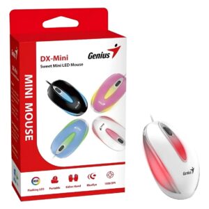 Mini Mouse Genius Dx-mini Usb Luz Rgb Blanco