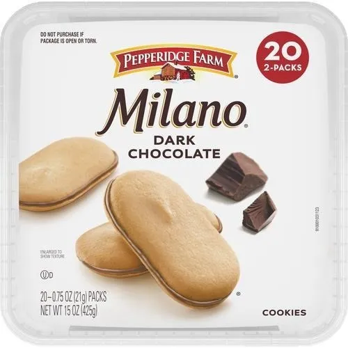 Pepperidge Farm Galletas Milano 20 Unidades / 21 g / 0.74 oz - Imagen 2
