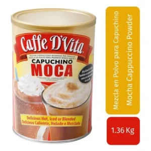 Caffe D'Vita Mezcla para Preparar Cappuccino Moca 1.36 kg / 3 lb