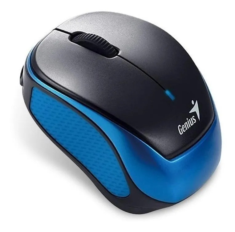 Mouse Mini Inalámbrico Recargable Genius 9000r Azul - Imagen 2