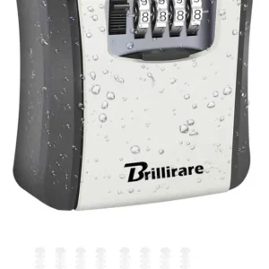 Porta Llaves Caja Fuerte De Seguridad Clave 4 Digito Pasta Gris