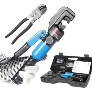 Crimpadora Hidráulica 8 Toneladas, Troqueles Y Engarzadora