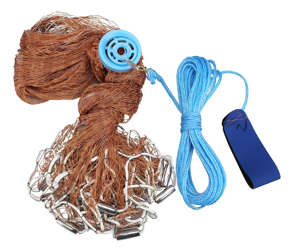 Atarraya Pesca De Cañamo De 3.60m De Diametro 1.80 Radio