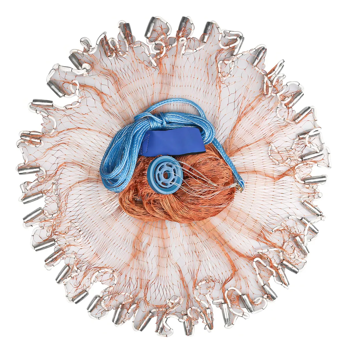 Atarraya Pesca De Cañamo De 3.60m De Diametro 1.80 Radio - Imagen 2