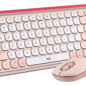 Kit Teclado Y Mouse Logitech Pop Icon, Español, Rosado