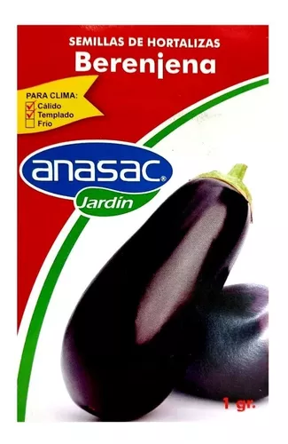 Semilla Berenjena 1 Gr