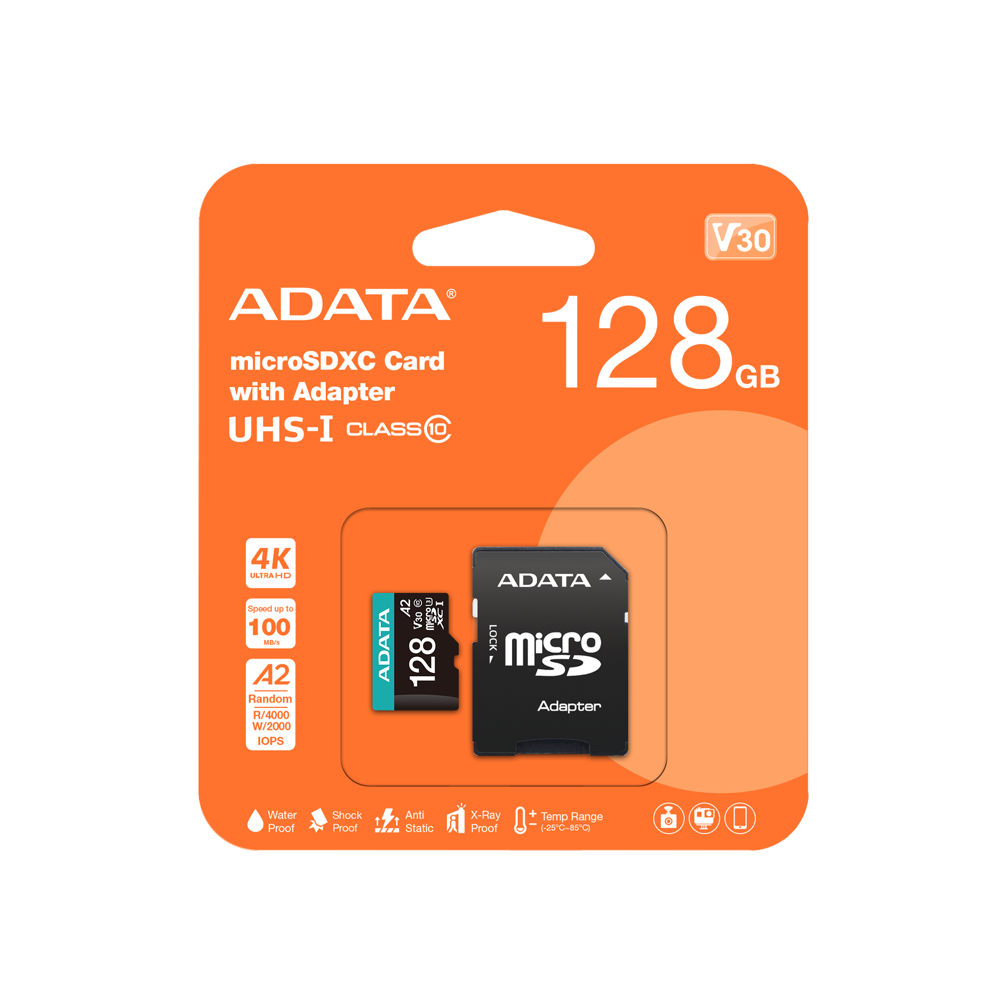 Tarjeta De Memoria Adata ausdx128guie3v30sa2-ra1Premier Con