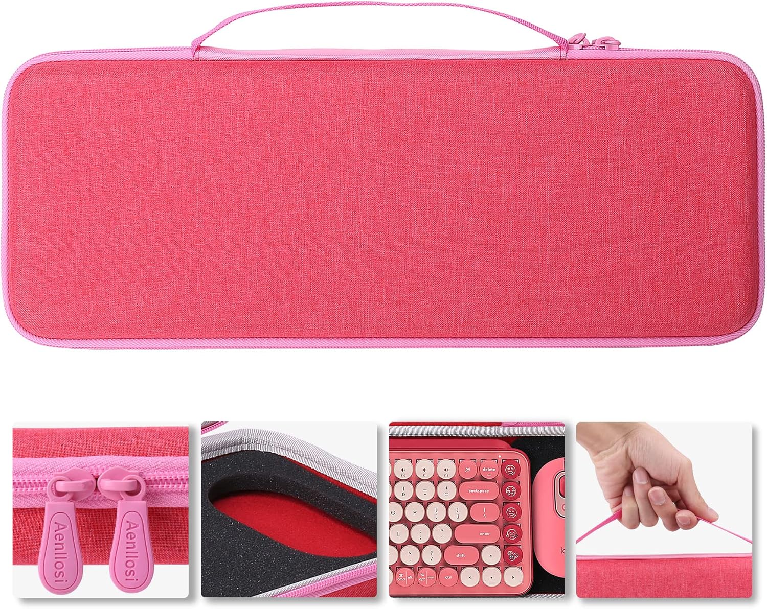 Estuche Rigido Para Teclado Y Mouse Logitech Pop Heartbreake - Imagen 3