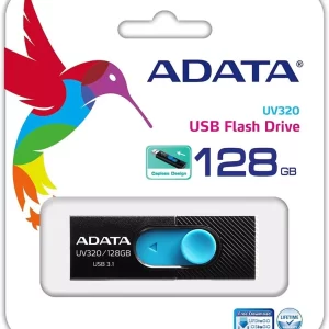 Memoria Usb Adata Uv320 Auv320-128g-rbkbl 128gb 3.2 Gen 1 Negro Y Azul