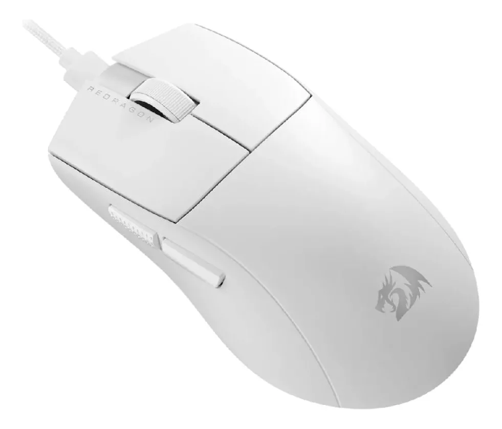 Mouse Redragon Ultra Light K1ng M724 1k Hz Blanco Cableado - Imagen 2