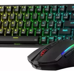 Kit Gamer Teclado Mouse Redragon S136 Inalámbrico Bluetooth