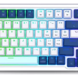 Teclado Redragon Eisa K686-rgb-pro Wireless Red Blanco Azul