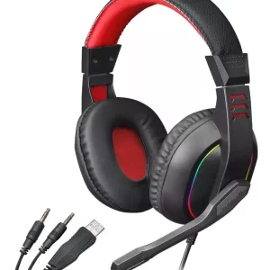 Diadema Con Microfono Gamer Redragon Gamer Ares H120 Rgb