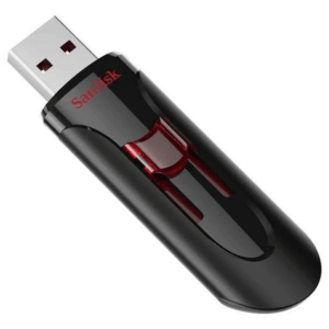 Memoria Usb Sandisk Cruzer Glide 128 Gb 3.0 Negro Y Rojo