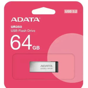 Memoria Usb Adata Metalica Ur350-64g-rsr/bk 64 Gb