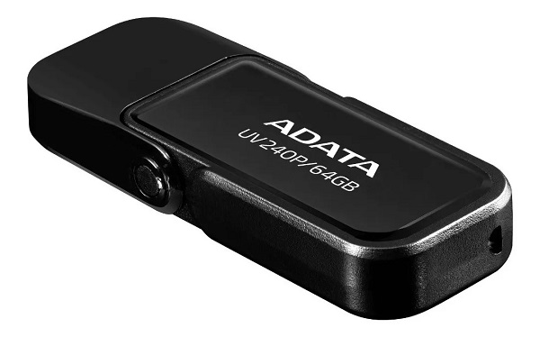 Memoria Usb Adata Uv240 64gb 2.0 Auv240 Negro - Imagen 2