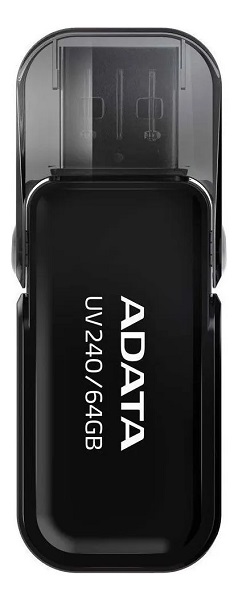 Memoria Usb Adata Uv240 64gb 2.0 Auv240 Negro - Imagen 4