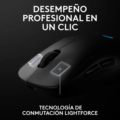 Logitech G Pro 2 Lightspeed, Mouse Gamer Inalámbrico, Negro - Imagen 2