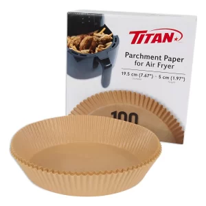 Titan Papel  Para Freidora De Aire 19,5cms X 100 Und