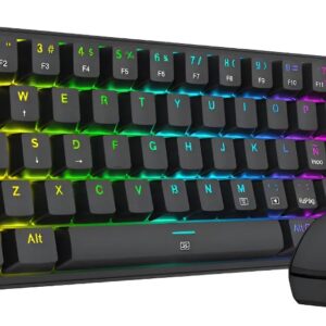 Kit Gamer Redragon S143 Teclado Y Mouse K617rgb Sp+ M724 Neg Negro Negro