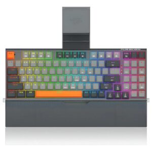 Teclado Gamer Mecánico Redragon Olaf K648 Led Rgb Color Gris Inglés Internacional