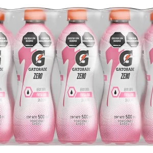 Gatorade Zero Sin Azucar Fresa-kiwi X 15 U X 500 Ml