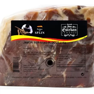Jamon Serrano Don Esteban Bloque 2 Kg / 4.4 Lb