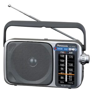 Radio Am/fm Panasonic Rf-2400d Portátil, Pilas O Adaptador