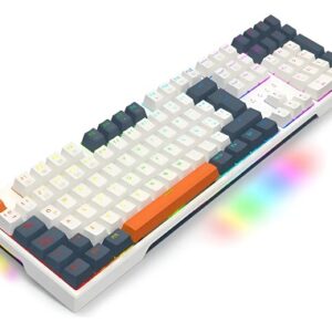 Teclado Mecánico Redragon Trundle K668wbo Rgb Usb-c Español Blanco Español