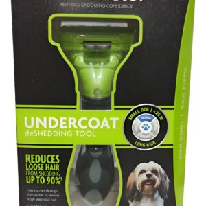 Cepillo Para Perro Furminator Raza Pequeña Pelo Largo Color Verde