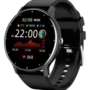 Smartwatch Inteligente Zw10 Amd Ip68 Modo Salud Deporte Peje Negro Metal