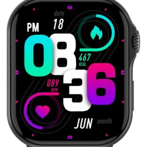 Smartwatch Peje G08 Amoled Deportivo Gps Salud Ip68 Salud Negro Mesh Negro Negro