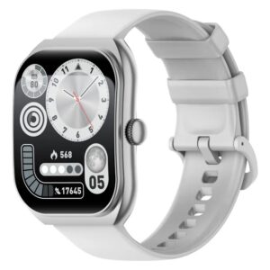 Smartwach Peje Zw01max 2.01 Resis Agua 1atm Deporte Salud P Plateado Mesh Plateado Plateado