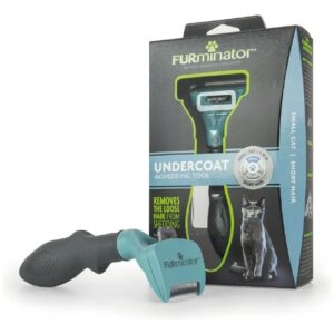 Furminator Deslanador Chico Para Gato De Pelo Corto Color Ve - Verde