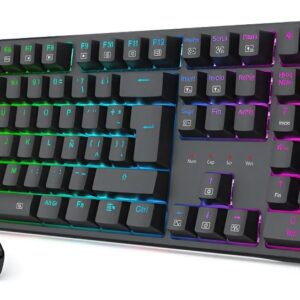 Kit Gamer Teclado Mouse 2 En 1 Redragon S145 Kumara King Esp Negro Negro
