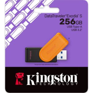 Kingston Usb Datatraveler Exodia S 256 Gb Usb-a 3.2 Gen 1 Naranja