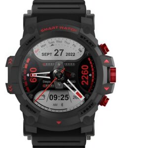 Smartwach G01c Peje 1.39' Circular Deporte Salud Ip68 Negro Negro Silicona Negro Negro